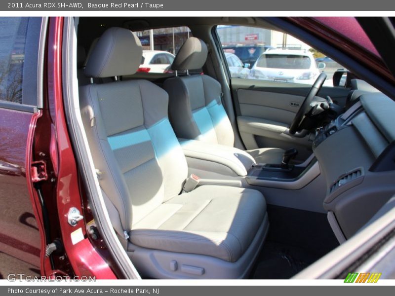 Basque Red Pearl / Taupe 2011 Acura RDX SH-AWD