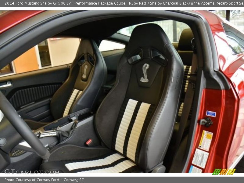 Front Seat of 2014 Mustang Shelby GT500 SVT Performance Package Coupe