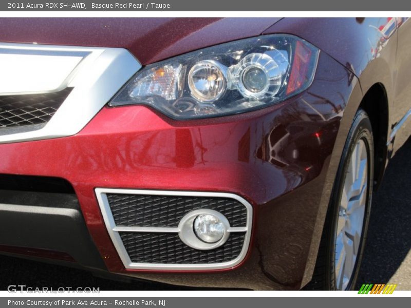 Basque Red Pearl / Taupe 2011 Acura RDX SH-AWD