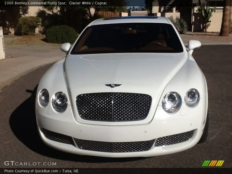 Glacier White / Cognac 2006 Bentley Continental Flying Spur