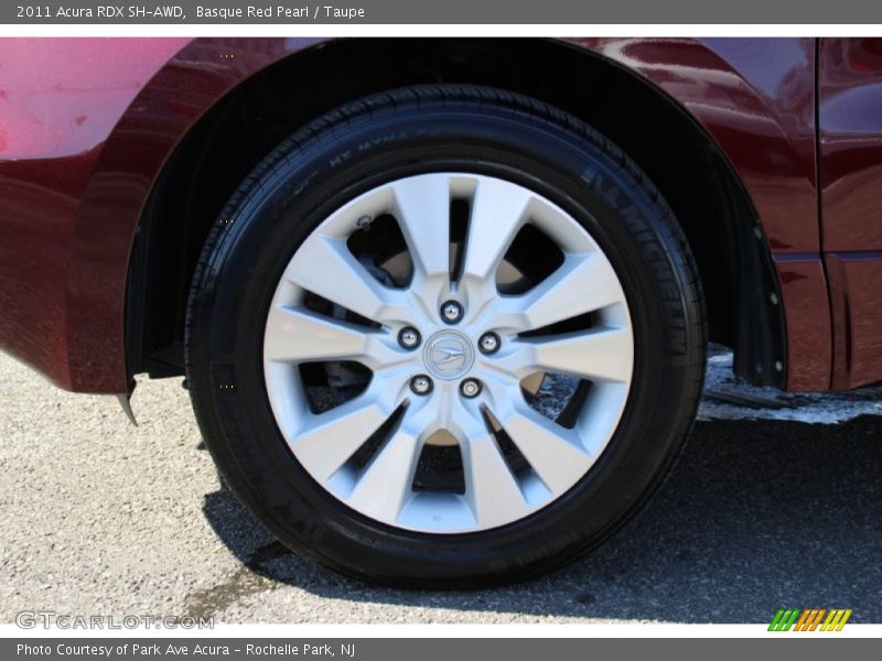 Basque Red Pearl / Taupe 2011 Acura RDX SH-AWD