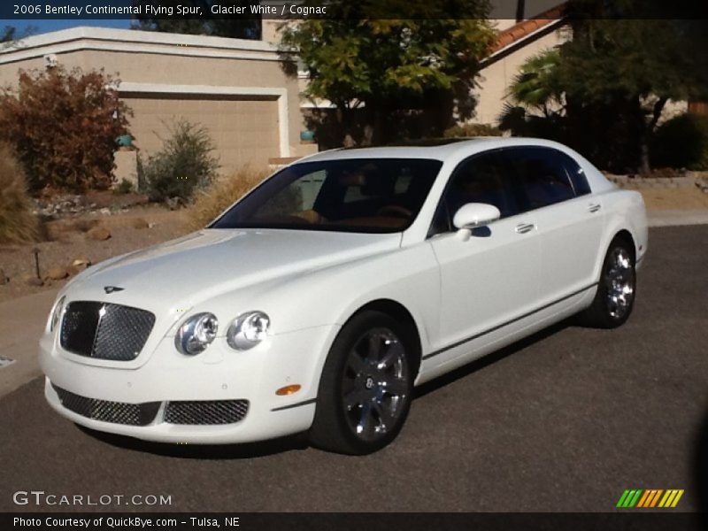 Glacier White / Cognac 2006 Bentley Continental Flying Spur