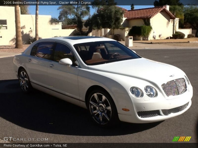 Glacier White / Cognac 2006 Bentley Continental Flying Spur