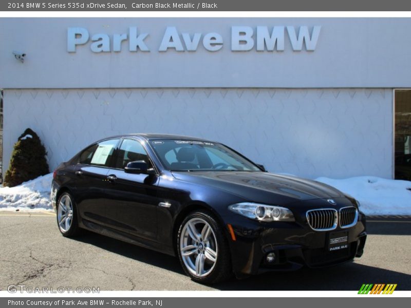 Carbon Black Metallic / Black 2014 BMW 5 Series 535d xDrive Sedan