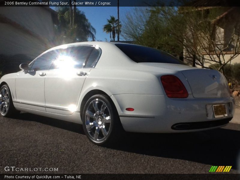 Glacier White / Cognac 2006 Bentley Continental Flying Spur