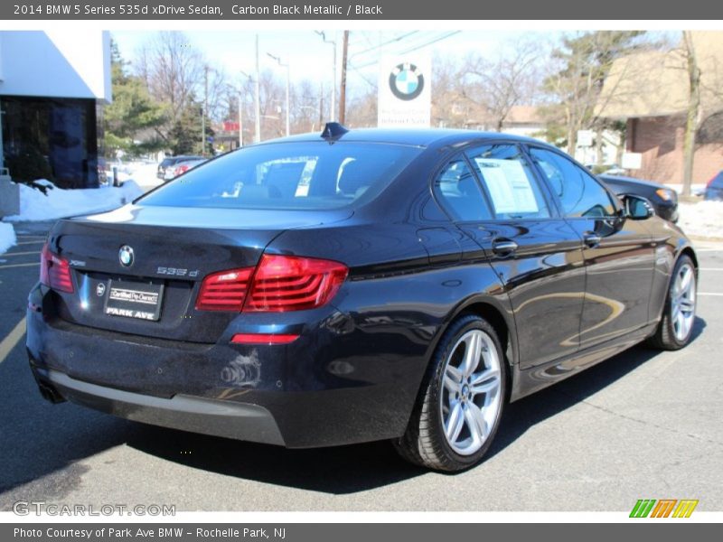 Carbon Black Metallic / Black 2014 BMW 5 Series 535d xDrive Sedan
