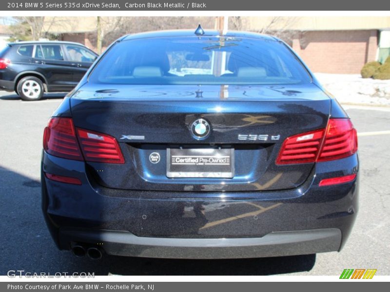 Carbon Black Metallic / Black 2014 BMW 5 Series 535d xDrive Sedan