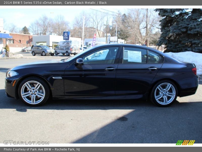 Carbon Black Metallic / Black 2014 BMW 5 Series 535d xDrive Sedan