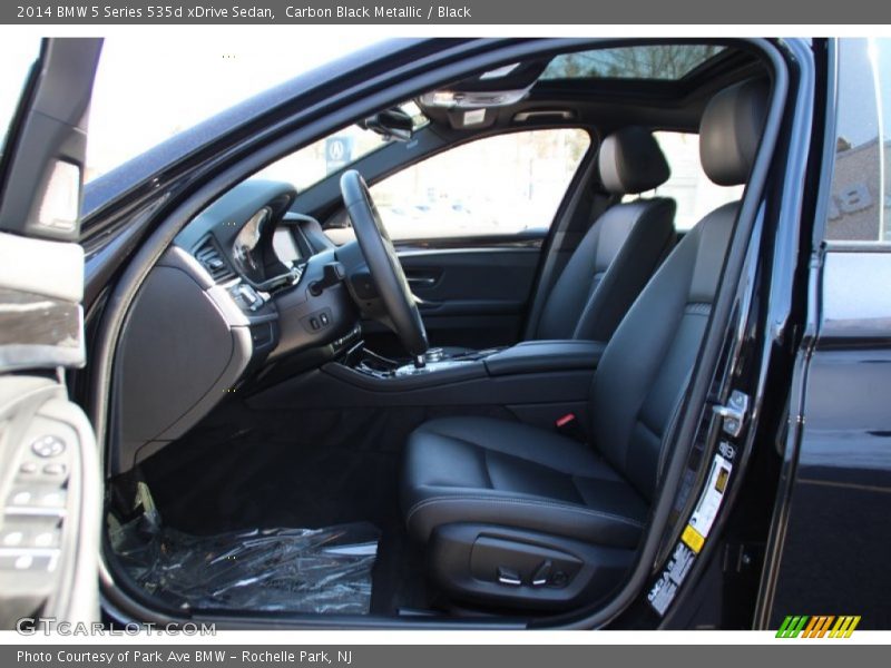 Carbon Black Metallic / Black 2014 BMW 5 Series 535d xDrive Sedan