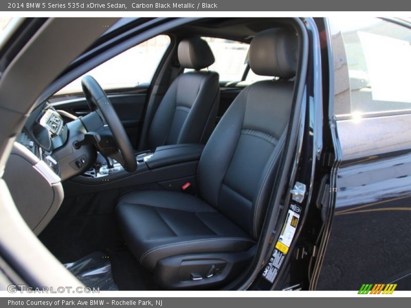 Carbon Black Metallic / Black 2014 BMW 5 Series 535d xDrive Sedan