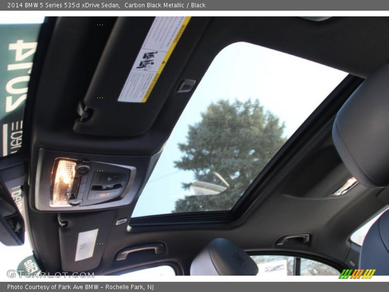 Carbon Black Metallic / Black 2014 BMW 5 Series 535d xDrive Sedan