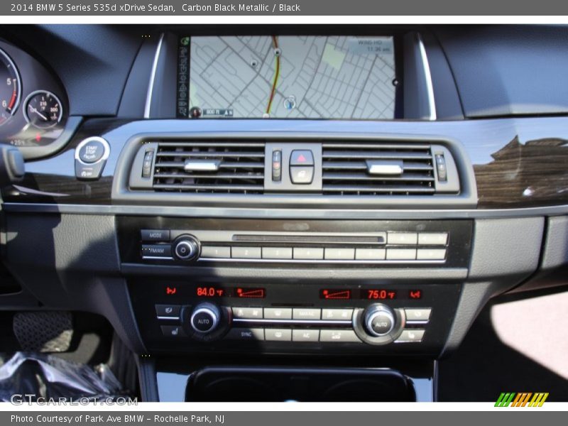 Carbon Black Metallic / Black 2014 BMW 5 Series 535d xDrive Sedan
