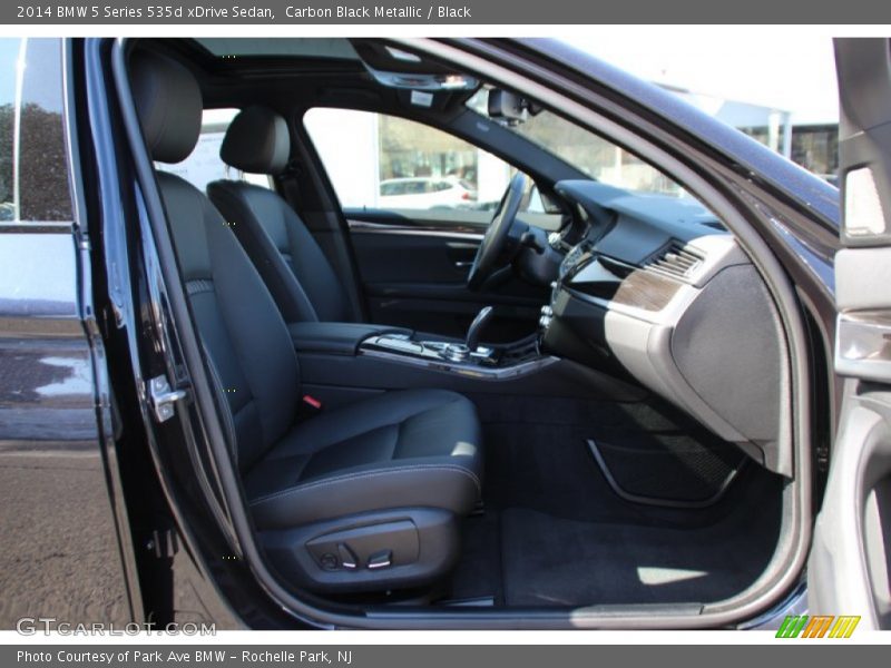 Carbon Black Metallic / Black 2014 BMW 5 Series 535d xDrive Sedan