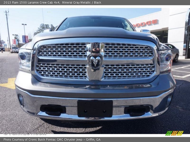 Mineral Gray Metallic / Black 2013 Ram 1500 Laramie Crew Cab 4x4