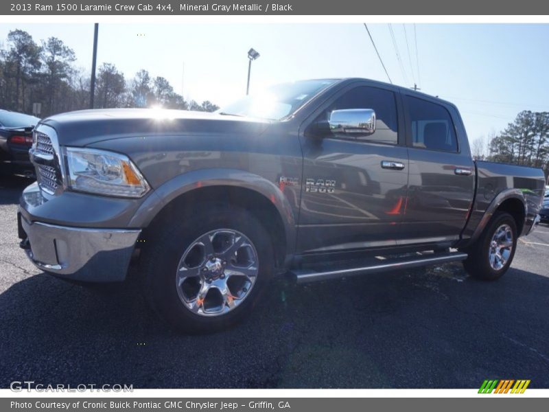 Mineral Gray Metallic / Black 2013 Ram 1500 Laramie Crew Cab 4x4