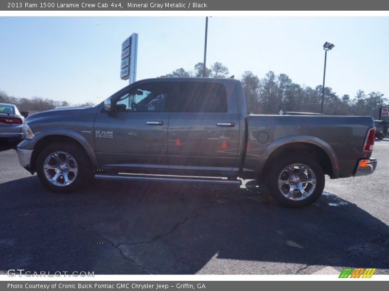 Mineral Gray Metallic / Black 2013 Ram 1500 Laramie Crew Cab 4x4