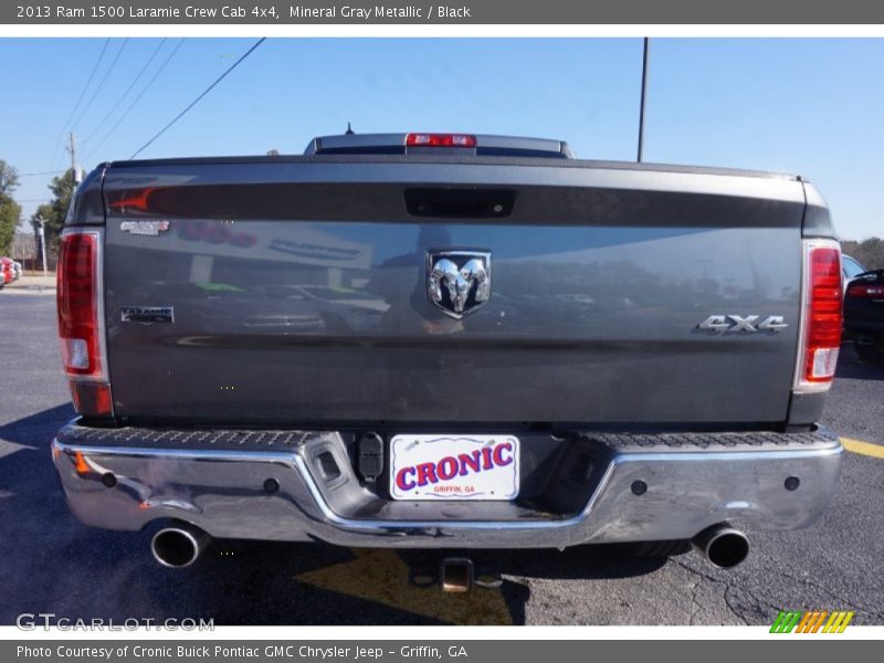 Mineral Gray Metallic / Black 2013 Ram 1500 Laramie Crew Cab 4x4