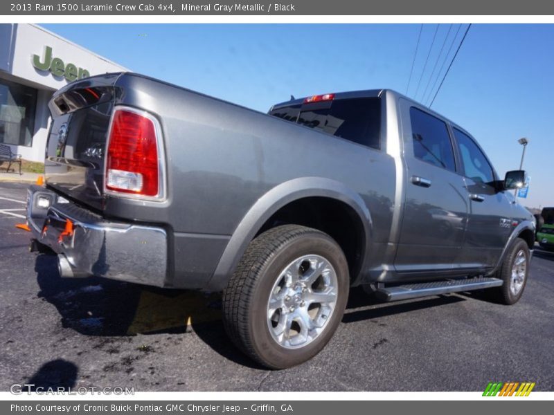 Mineral Gray Metallic / Black 2013 Ram 1500 Laramie Crew Cab 4x4