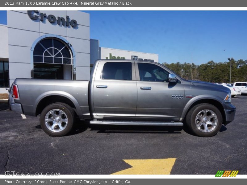 Mineral Gray Metallic / Black 2013 Ram 1500 Laramie Crew Cab 4x4
