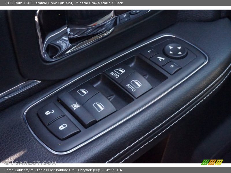 Mineral Gray Metallic / Black 2013 Ram 1500 Laramie Crew Cab 4x4