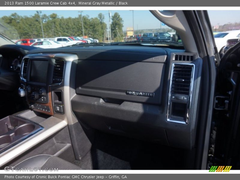Mineral Gray Metallic / Black 2013 Ram 1500 Laramie Crew Cab 4x4