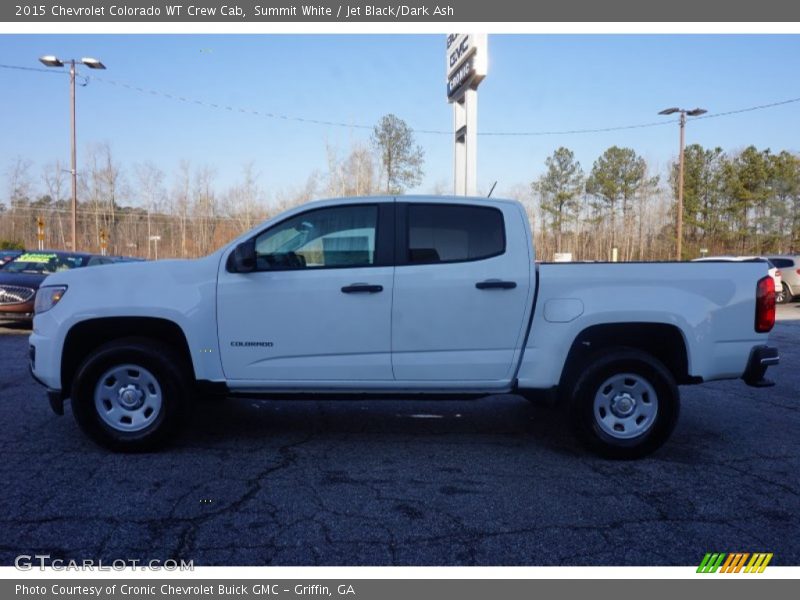 Summit White / Jet Black/Dark Ash 2015 Chevrolet Colorado WT Crew Cab