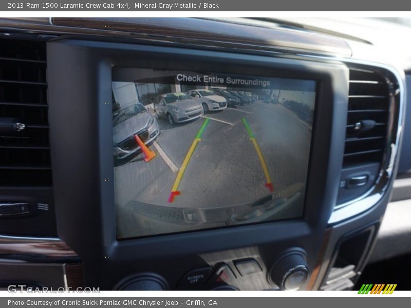 Mineral Gray Metallic / Black 2013 Ram 1500 Laramie Crew Cab 4x4
