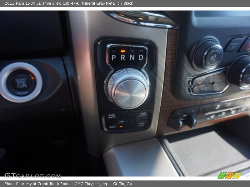 Mineral Gray Metallic / Black 2013 Ram 1500 Laramie Crew Cab 4x4