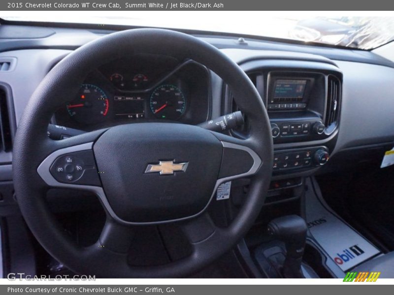 Summit White / Jet Black/Dark Ash 2015 Chevrolet Colorado WT Crew Cab
