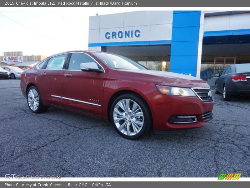 Red Rock Metallic / Jet Black/Dark Titanium 2015 Chevrolet Impala LTZ