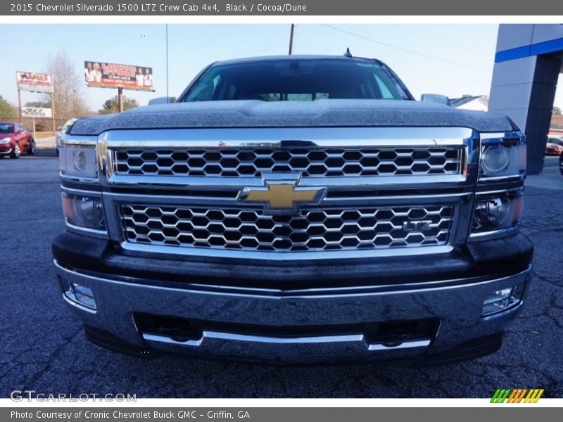 Black / Cocoa/Dune 2015 Chevrolet Silverado 1500 LTZ Crew Cab 4x4