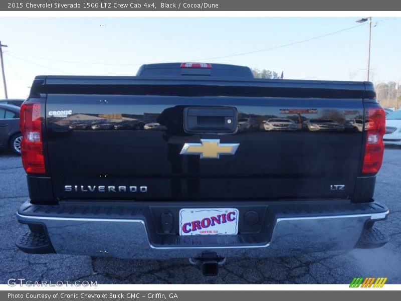 Black / Cocoa/Dune 2015 Chevrolet Silverado 1500 LTZ Crew Cab 4x4