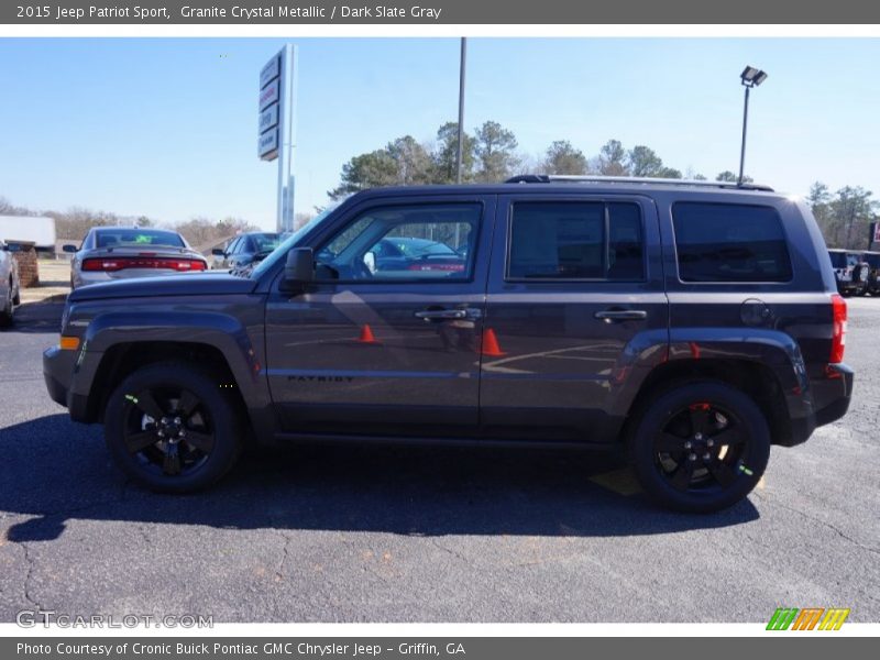 Granite Crystal Metallic / Dark Slate Gray 2015 Jeep Patriot Sport