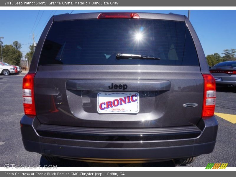 Granite Crystal Metallic / Dark Slate Gray 2015 Jeep Patriot Sport