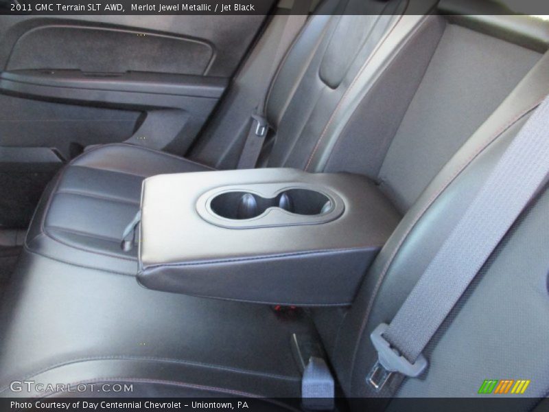Merlot Jewel Metallic / Jet Black 2011 GMC Terrain SLT AWD