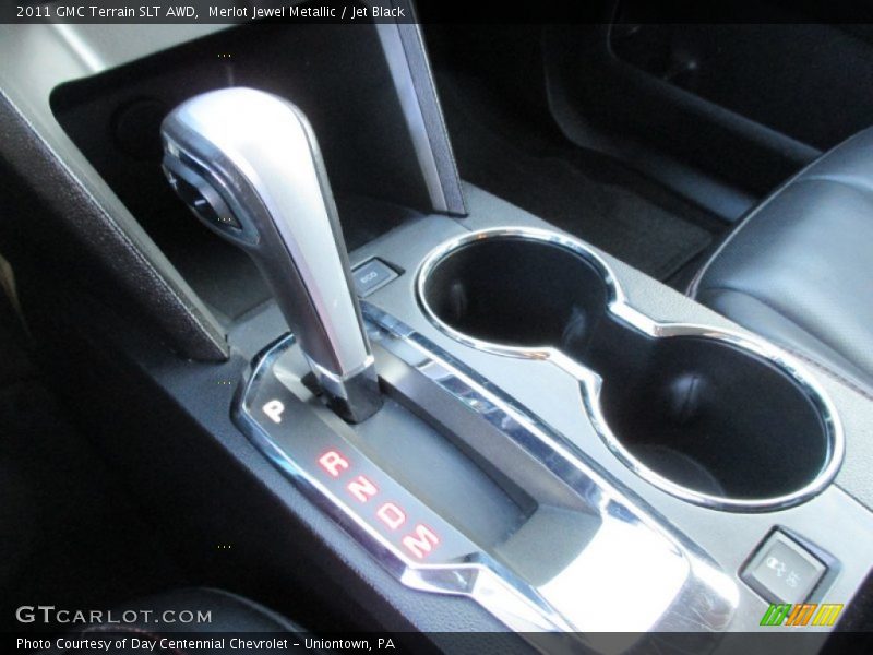 Merlot Jewel Metallic / Jet Black 2011 GMC Terrain SLT AWD