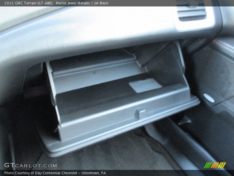 Merlot Jewel Metallic / Jet Black 2011 GMC Terrain SLT AWD