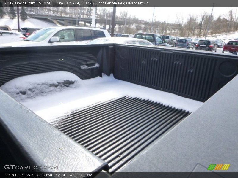 Black / Light Pebble Beige/Bark Brown 2012 Dodge Ram 1500 SLT Crew Cab 4x4