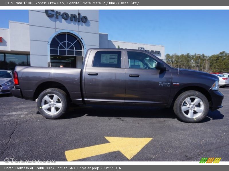 Granite Crystal Metallic / Black/Diesel Gray 2015 Ram 1500 Express Crew Cab