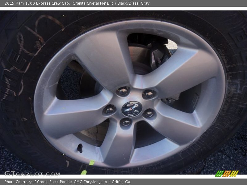 Granite Crystal Metallic / Black/Diesel Gray 2015 Ram 1500 Express Crew Cab