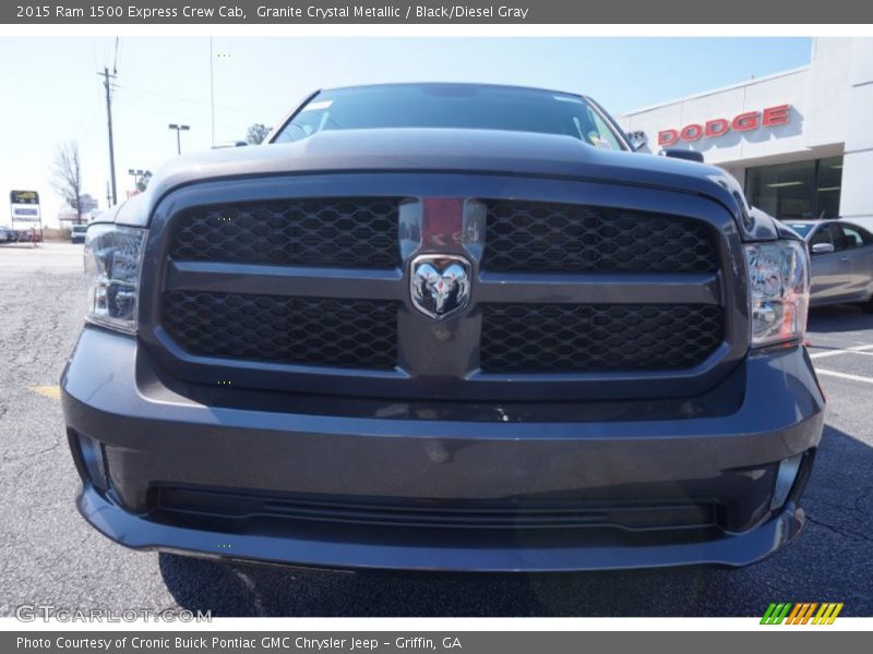 Granite Crystal Metallic / Black/Diesel Gray 2015 Ram 1500 Express Crew Cab