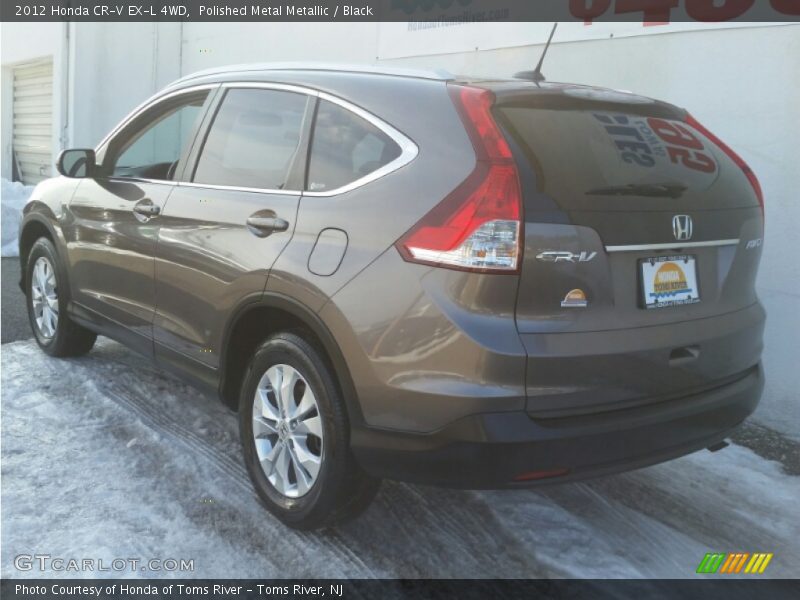 Polished Metal Metallic / Black 2012 Honda CR-V EX-L 4WD