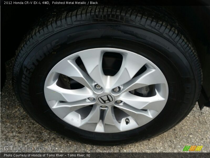Polished Metal Metallic / Black 2012 Honda CR-V EX-L 4WD