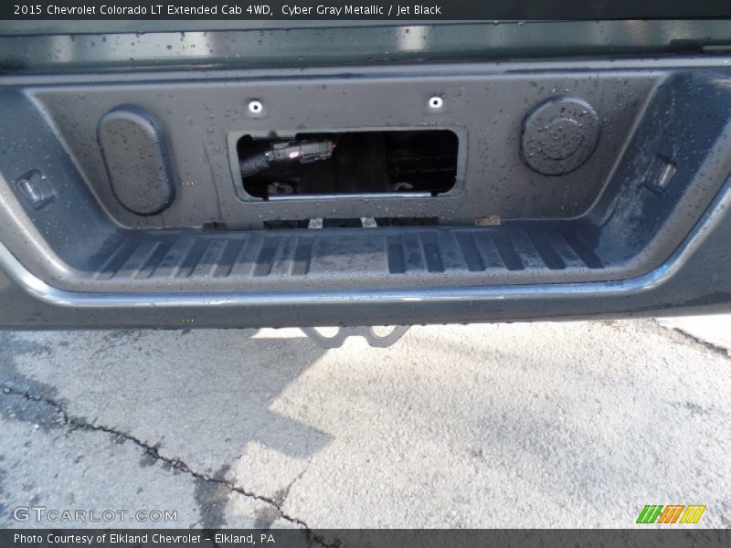 Cyber Gray Metallic / Jet Black 2015 Chevrolet Colorado LT Extended Cab 4WD