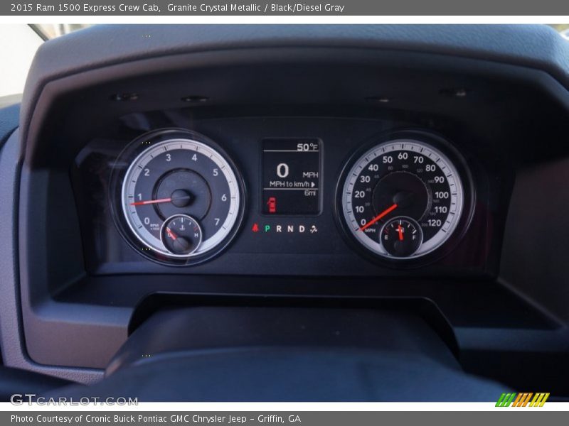 Granite Crystal Metallic / Black/Diesel Gray 2015 Ram 1500 Express Crew Cab