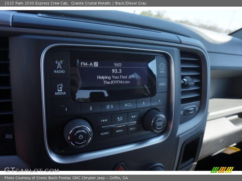 Granite Crystal Metallic / Black/Diesel Gray 2015 Ram 1500 Express Crew Cab