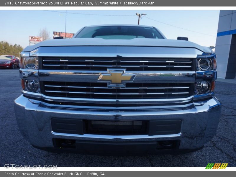 Summit White / Jet Black/Dark Ash 2015 Chevrolet Silverado 2500HD WT Regular Cab