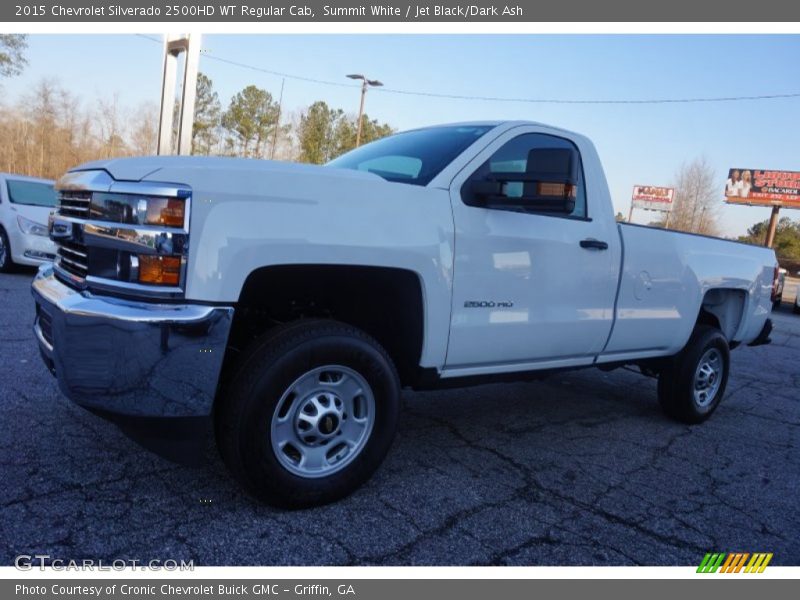 Summit White / Jet Black/Dark Ash 2015 Chevrolet Silverado 2500HD WT Regular Cab