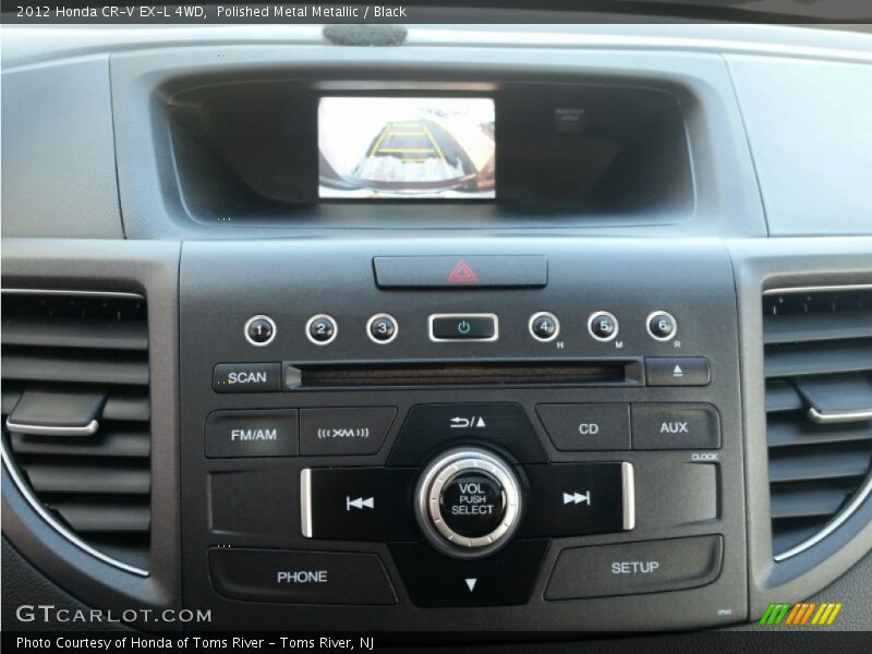 Polished Metal Metallic / Black 2012 Honda CR-V EX-L 4WD