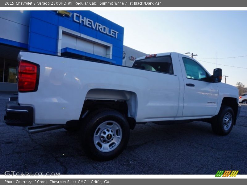 Summit White / Jet Black/Dark Ash 2015 Chevrolet Silverado 2500HD WT Regular Cab